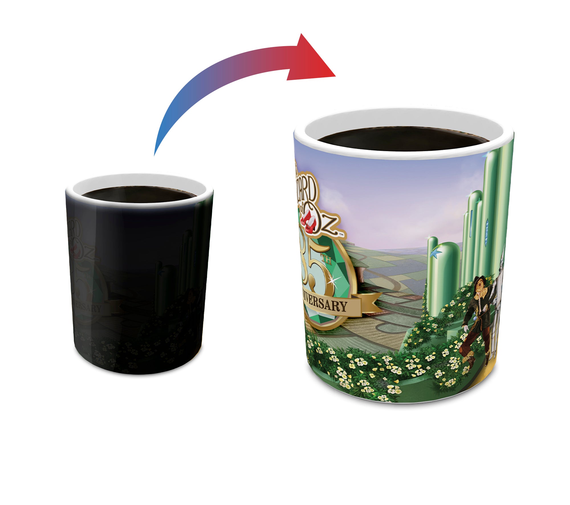 The Wizard of Oz (85th Anniversary – Emerald City) Morphing Mugs® Heat- Sensitive Mug MMUG1621